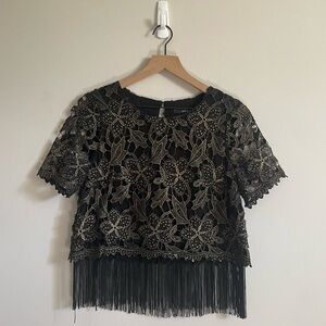 Y2K ark & Co. Party Fringed Women’s Top